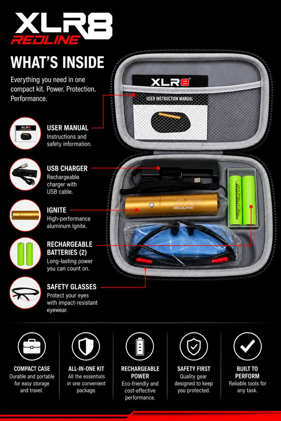 XLR8 Ignite Handheld Therapy Light