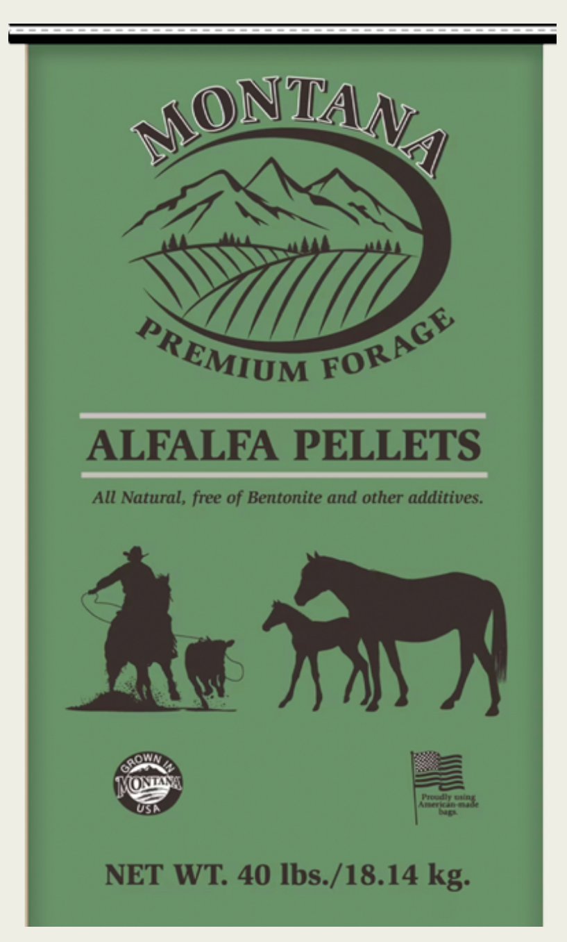 Montana Premium Forage Alfalfa Pellets